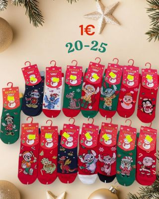 Ho ho ho! 🎅 Vianočné detské ponožky plné farieb a mäkučkého pohodlia vykúzlia úsmev každému drobcovi – a u nás len za 1 €!...