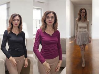 Elegantný elastický top, ktorý krásne obopne postavu a prispôsobí sa prsiam 80–110. Dĺžka 56 cm, cena 11,90 €....